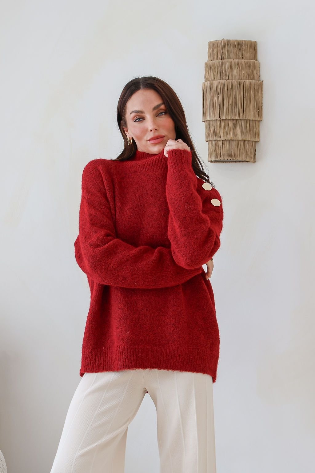 Abby Knit (Merlot) - Something For Me