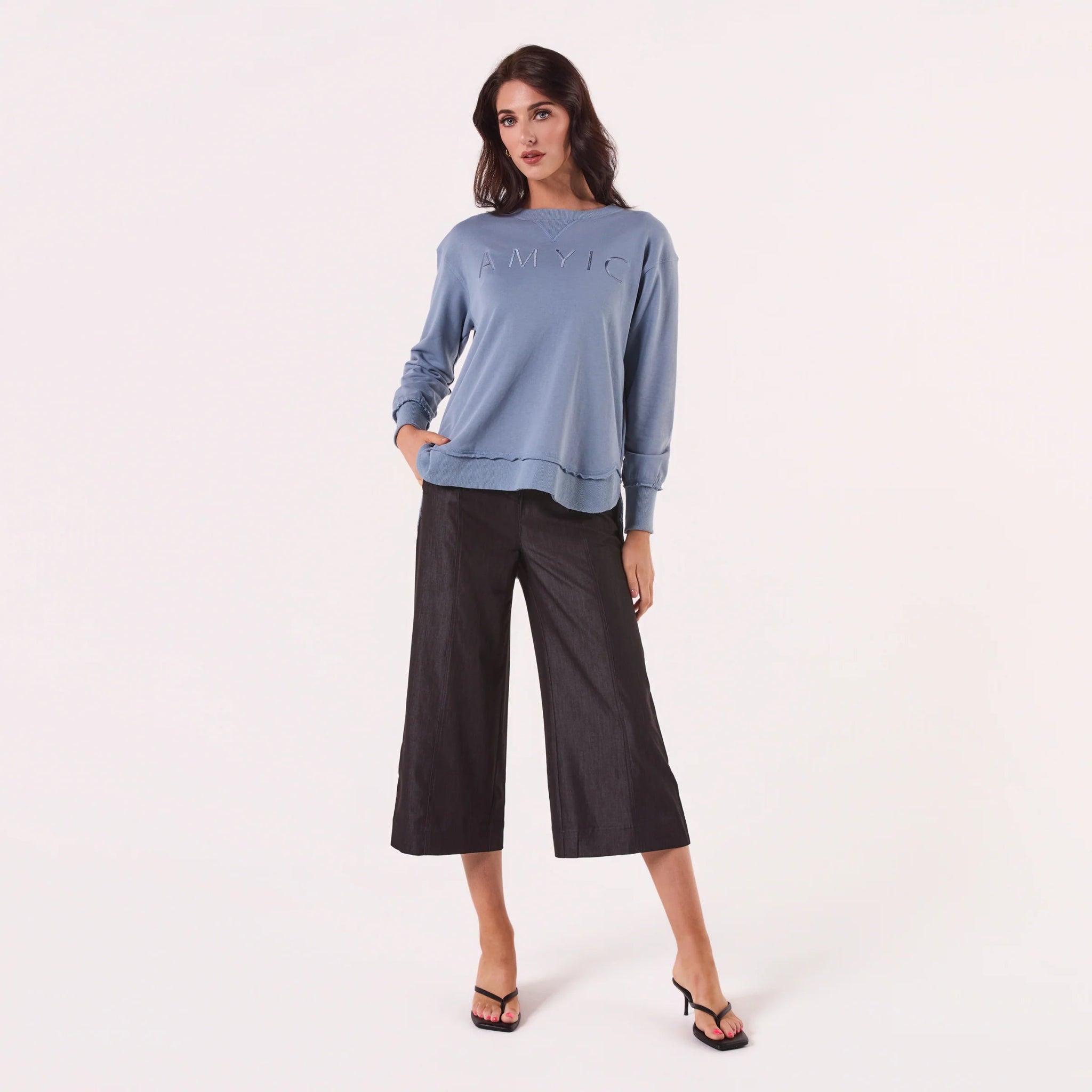 AMYIC Sweater (Denim Blue) - Something For Me