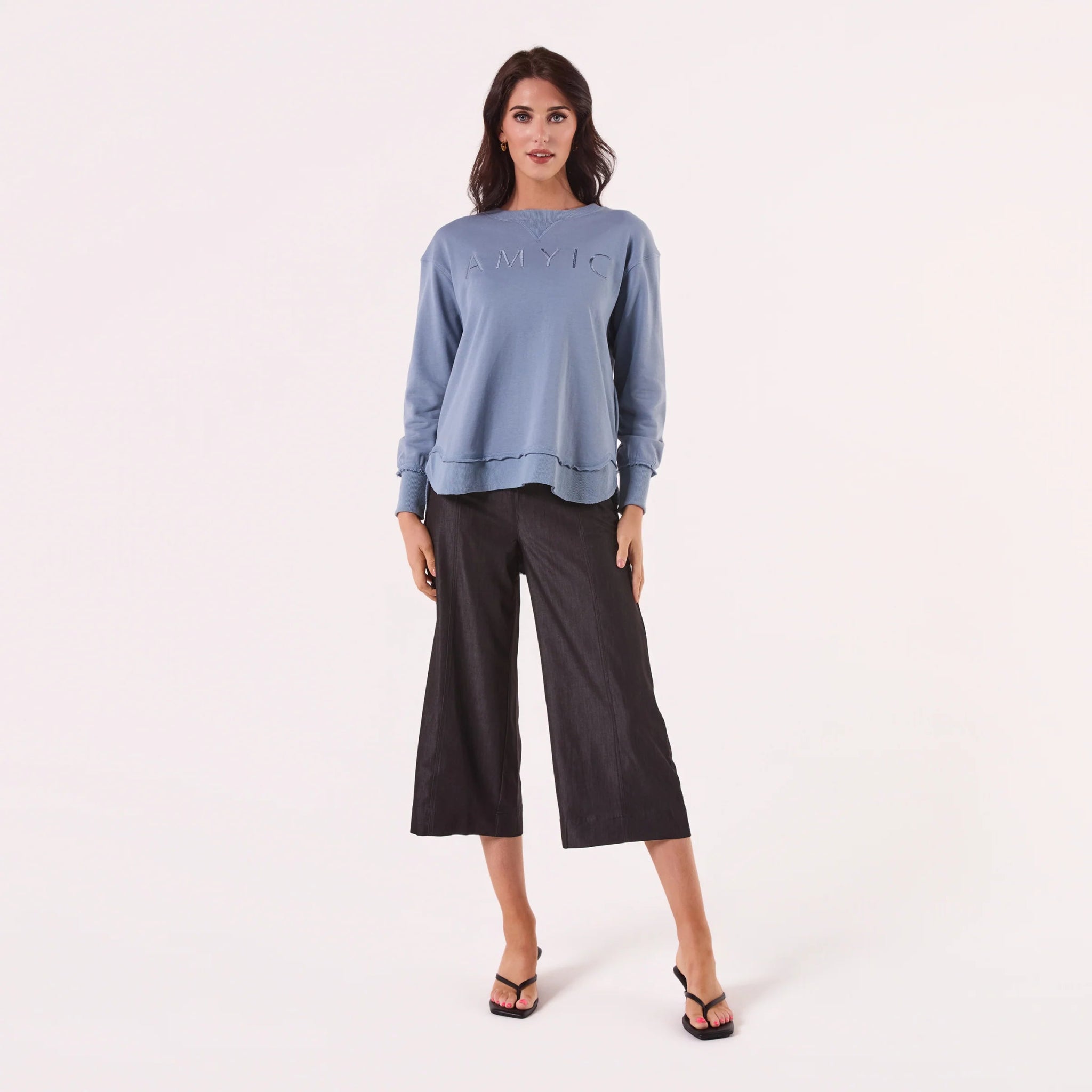 AMYIC Sweater (Denim Blue) - Something For Me