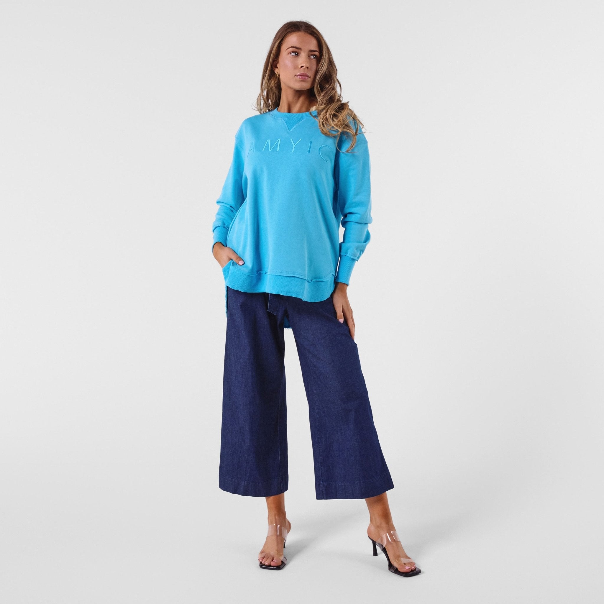 AMYIC Sweater (Light Blue) - Something For Me