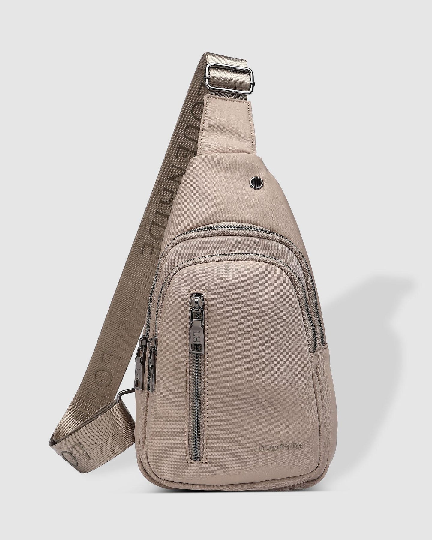 Boyd Nylon Sling Bag (Beige) - Something For Me