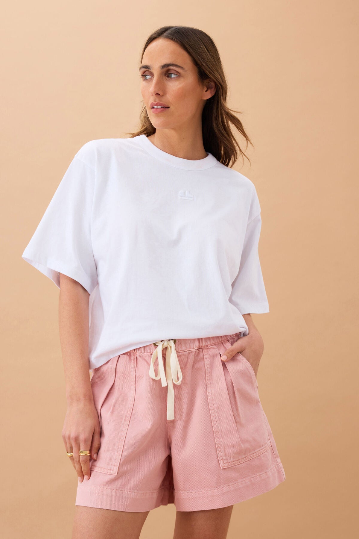 Darcy Relaxed Everyday Short (Washed Pink) - Something For Me