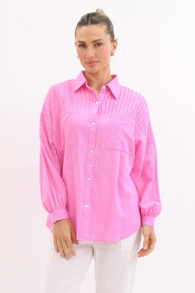 Evie Shirt (Pink) - Something For Me