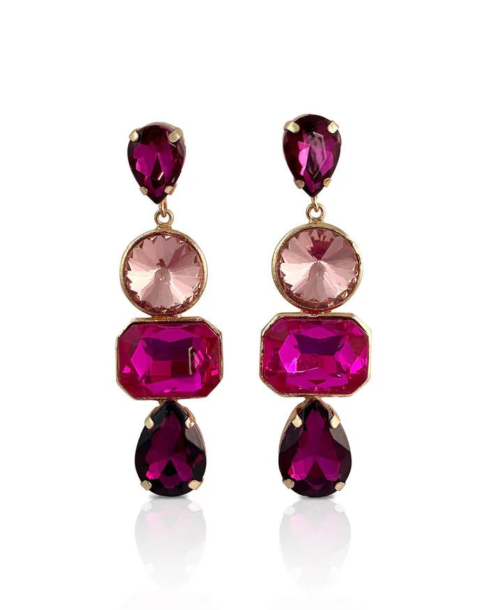 Gweneth Rhinestone Drop Earrings - Something For Me