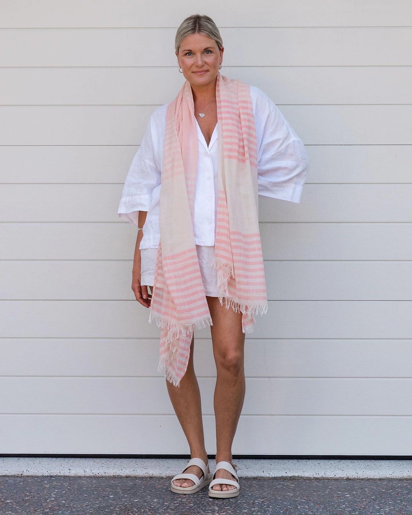 Hattie Scarf (Pink Cream) - Something For Me