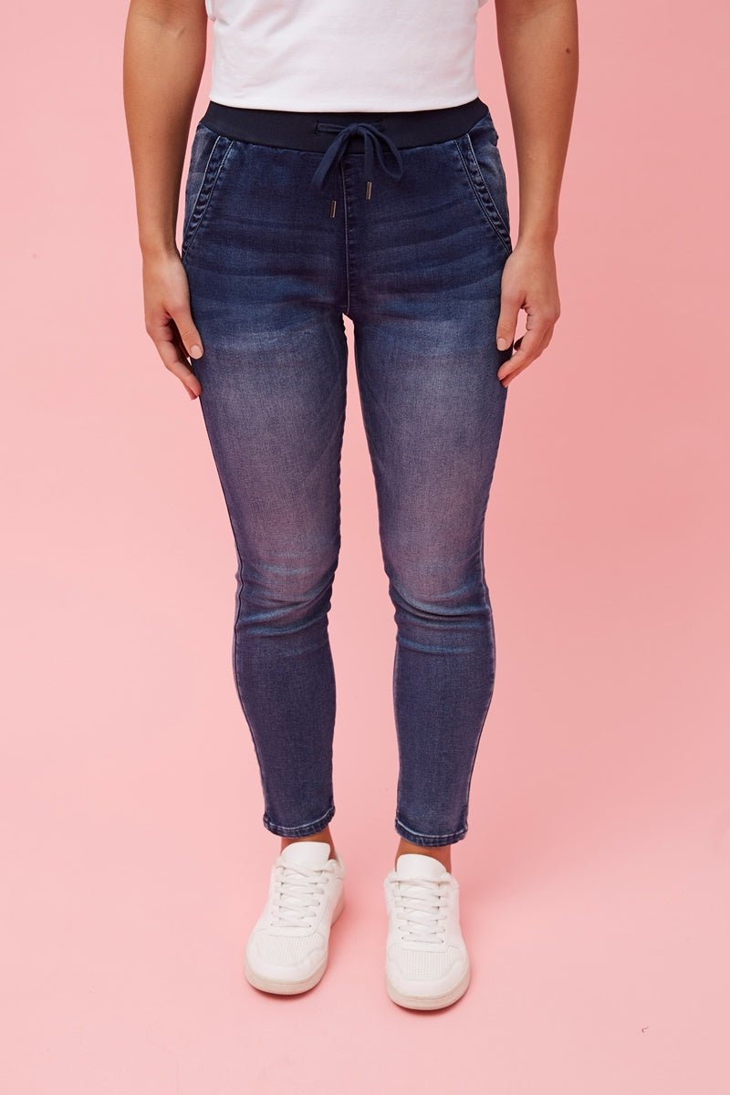 Jill Jogger Pants (Denim) - Something For Me