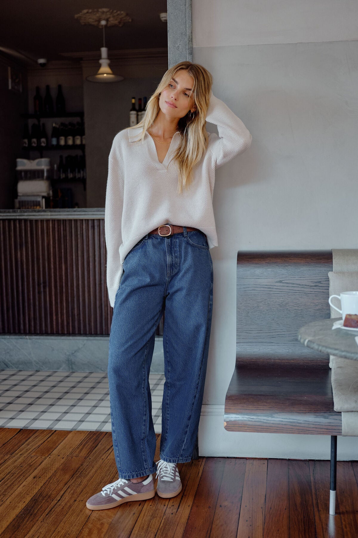 Leah Tapered Barrel Jean (Fresh Indigo) - Something For Me