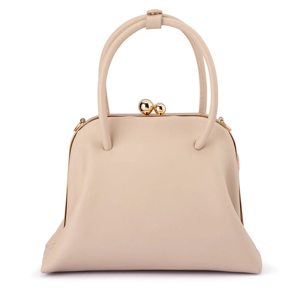 Leandra Top Handle Bag (Natural) - Something For Me