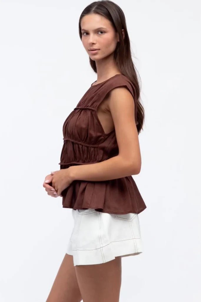 Maddy Top (Chocolate) - Something For Me