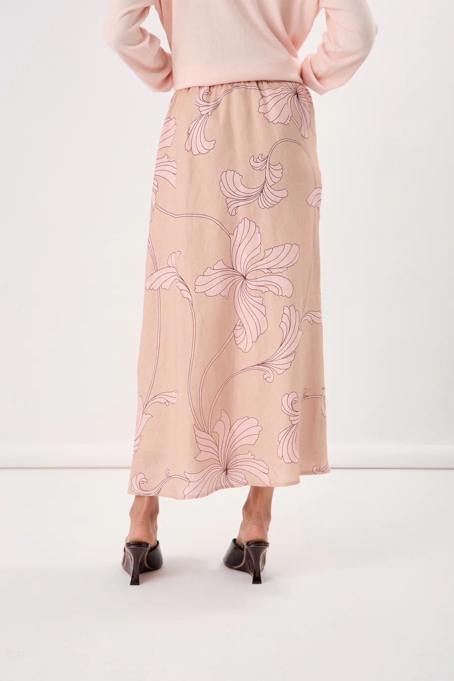 Mae Salvador Print Maxi Skirt (Print) - Something For Me
