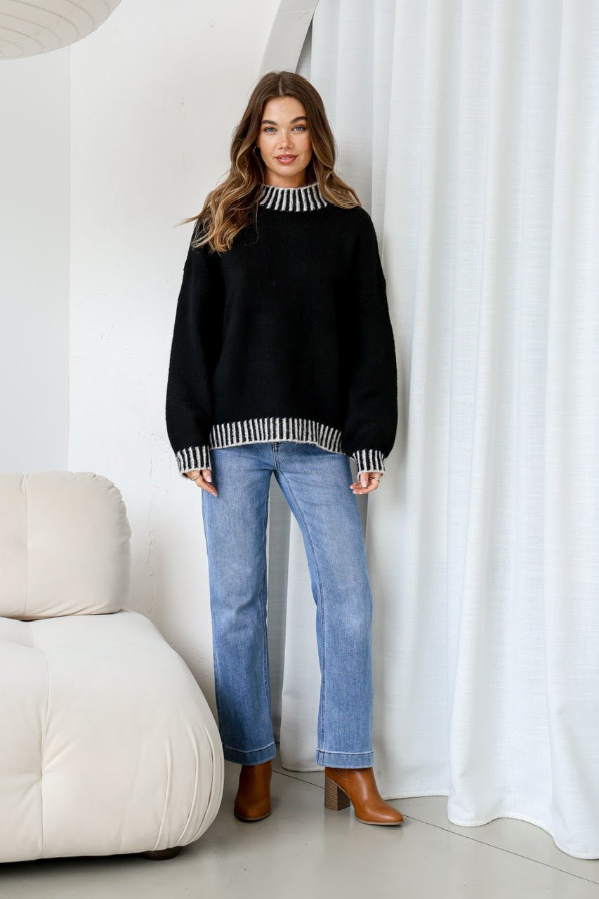 Maggie Knit (Black) - Something For Me