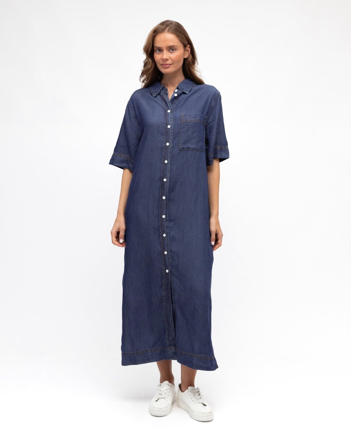 Myla Dress (Dark Wash) - Something For Me