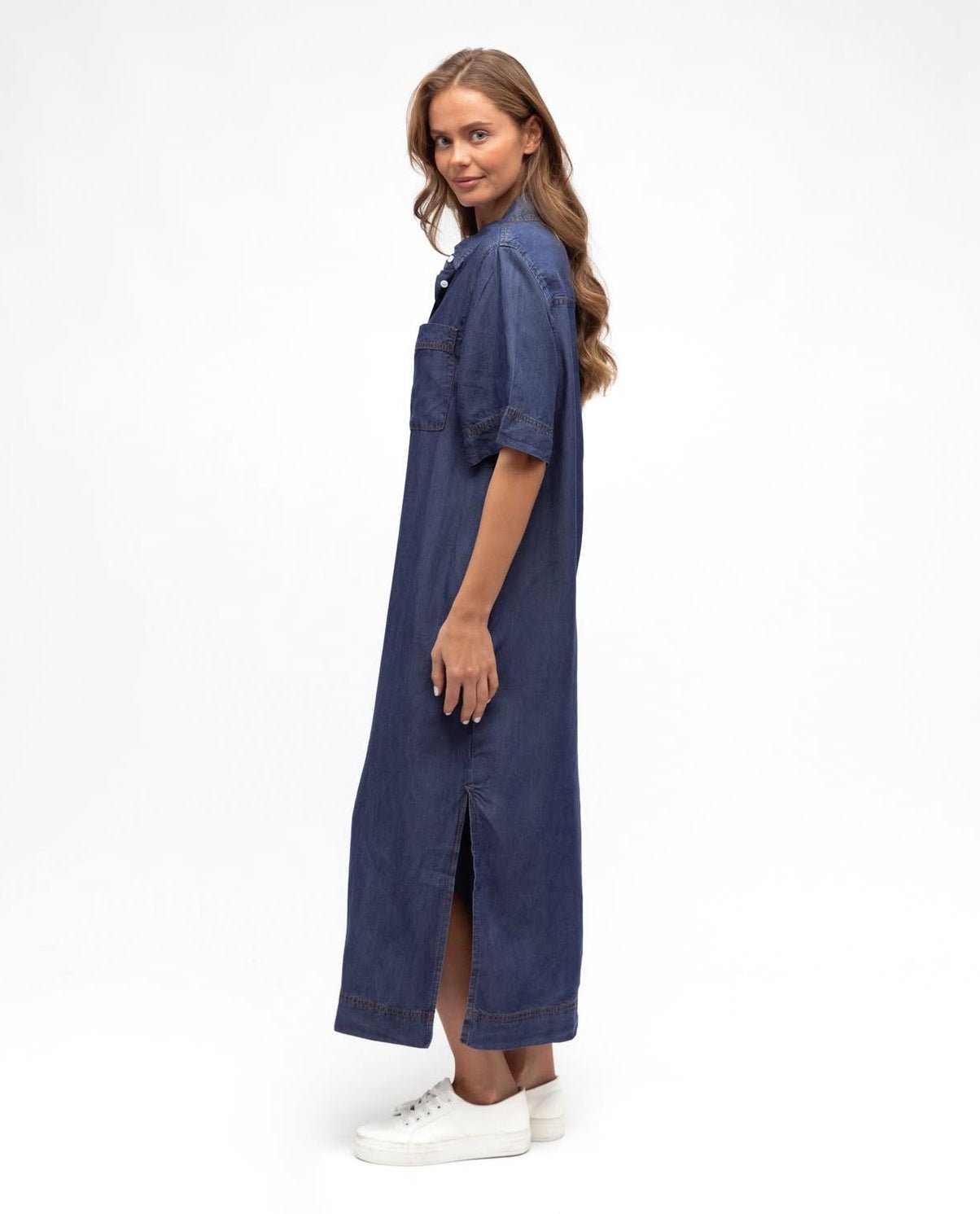 Myla Dress (Dark Wash) - Something For Me