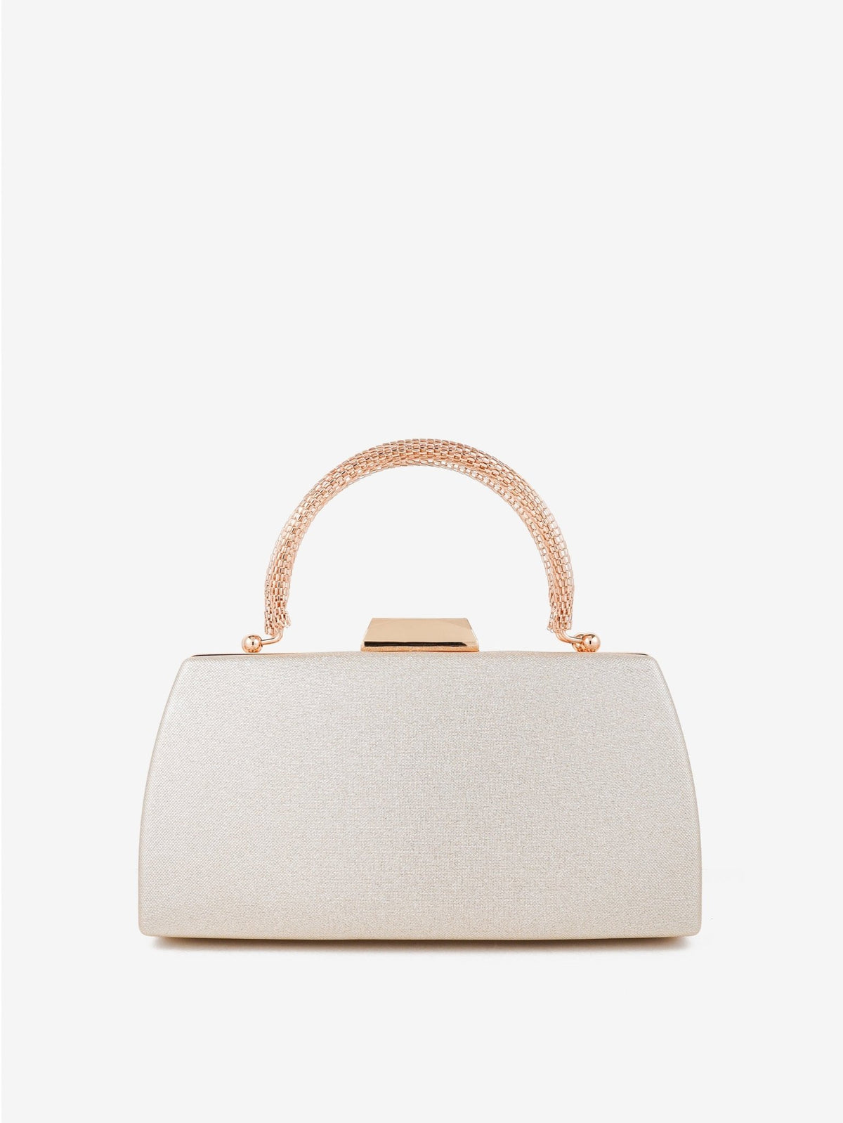 Nuvia Duo Top Handle Clutch Bag (Gold) - Something For Me