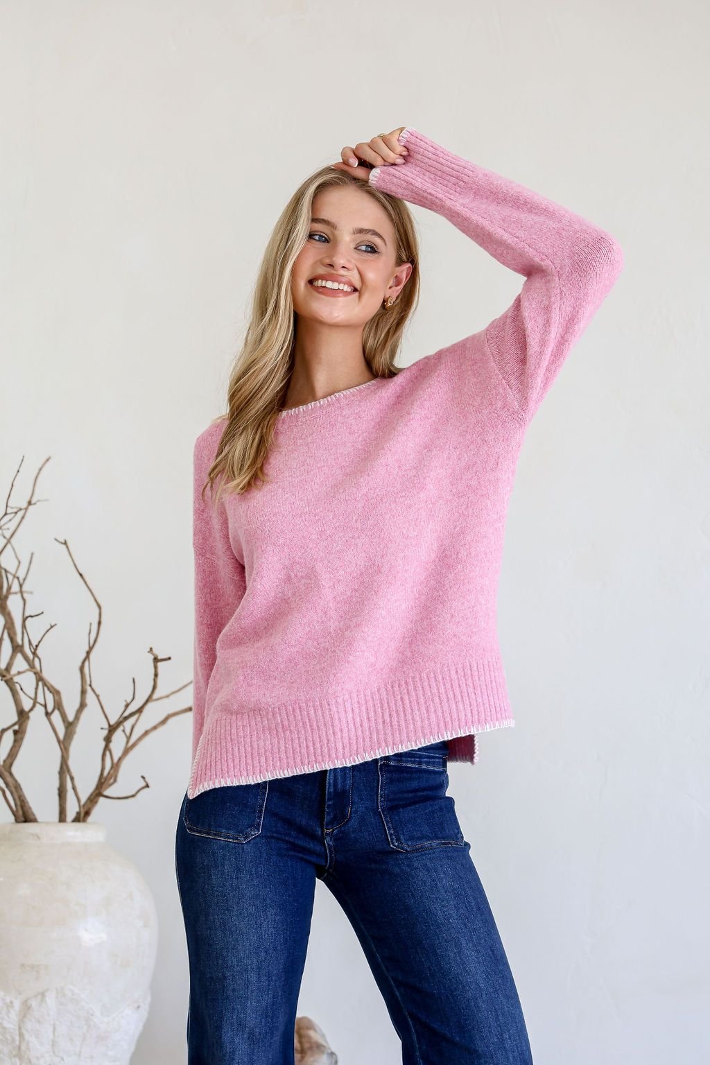 Paris Jumper (Pink) - Something For Me