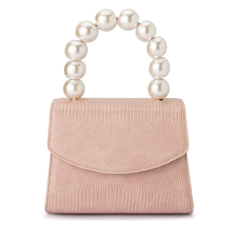 Peta Pearl Handle Bag (Pink) - Something For Me