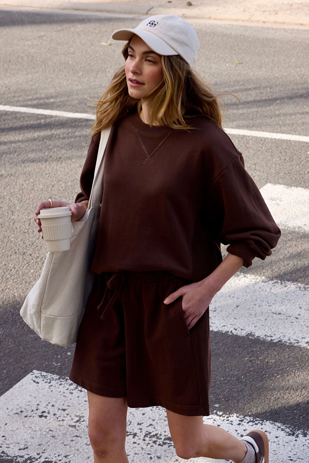 Ruby Reverse Panel Crew (Chocolate) - Something For Me