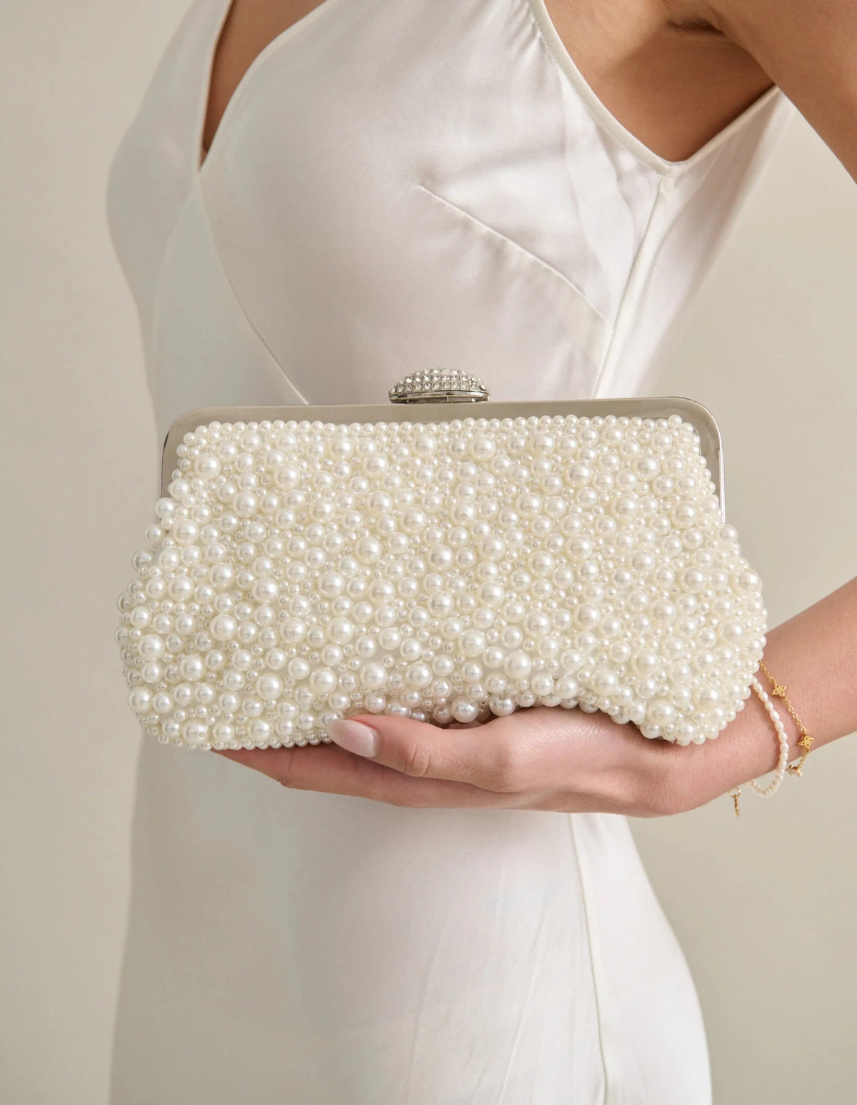 Sasha Pearl Clutch Bag - Something For Me