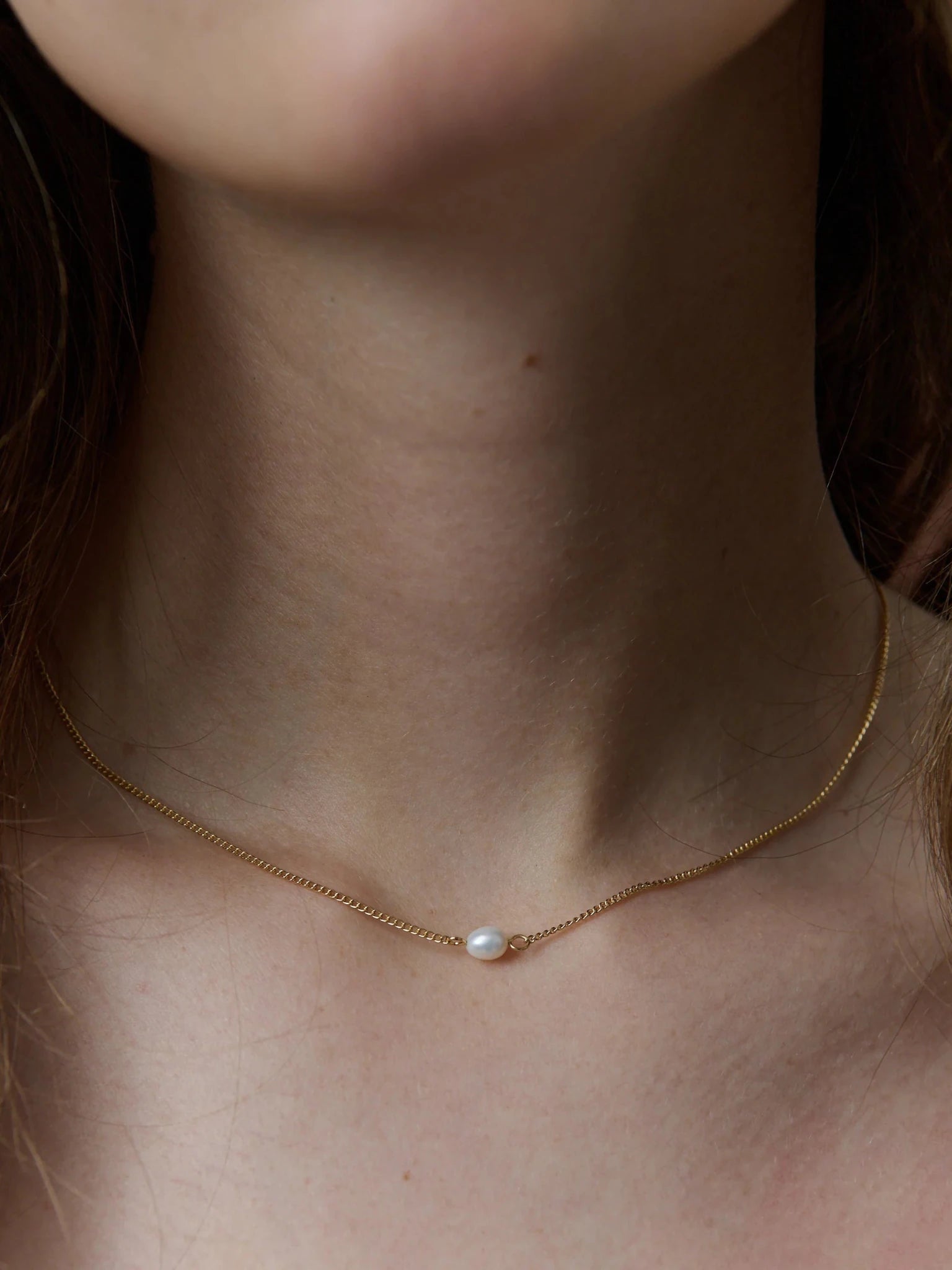 Single Pearl 18K Gold Plated Necklace - Something For Me