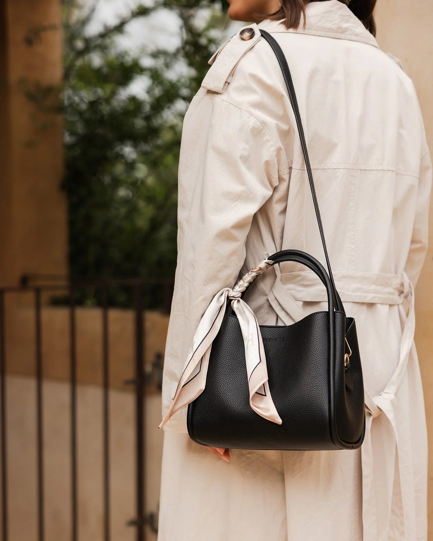 Steffie Mini Tote Bag (Black) - Something For Me