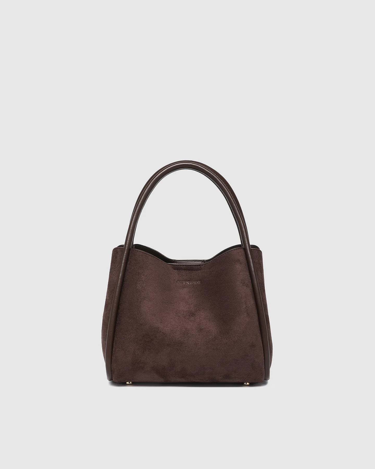 Steffie Suedette Mini Tote Bag (Chocolate) - Something For Me