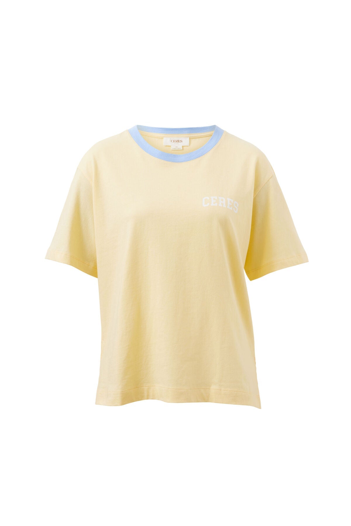 Stevie Slouchy Tee (New Butter/Heritage Logo) - Something For Me