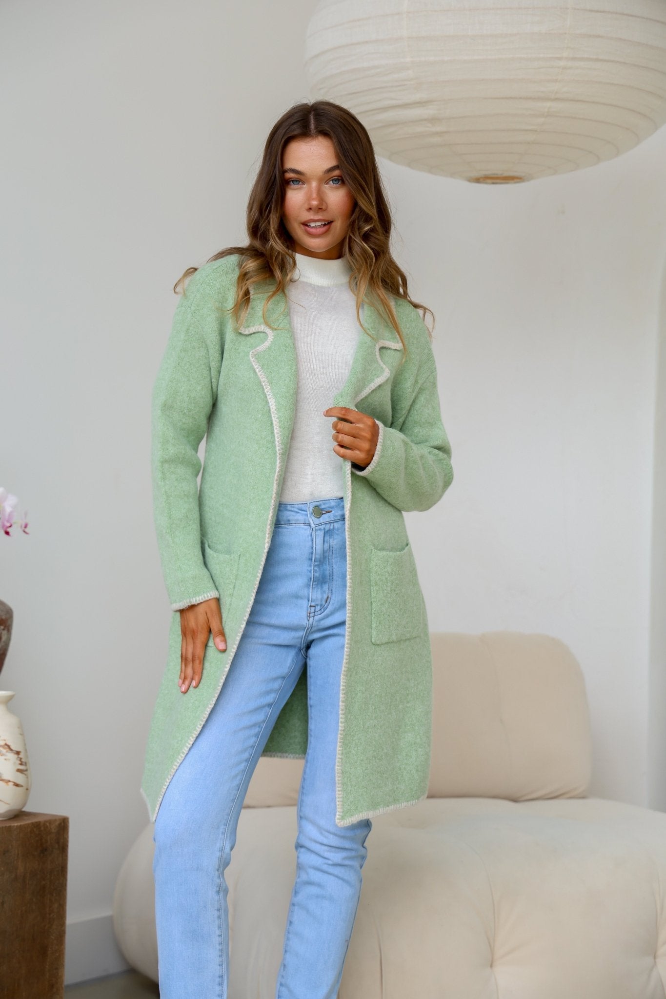 Thea Cardigan (Sage) - Something For Me