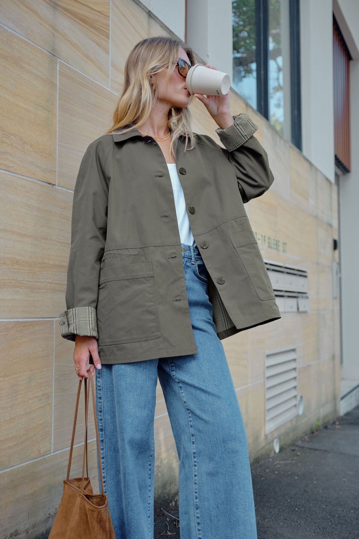 Weekender Jacket (Moss) - Something For Me
