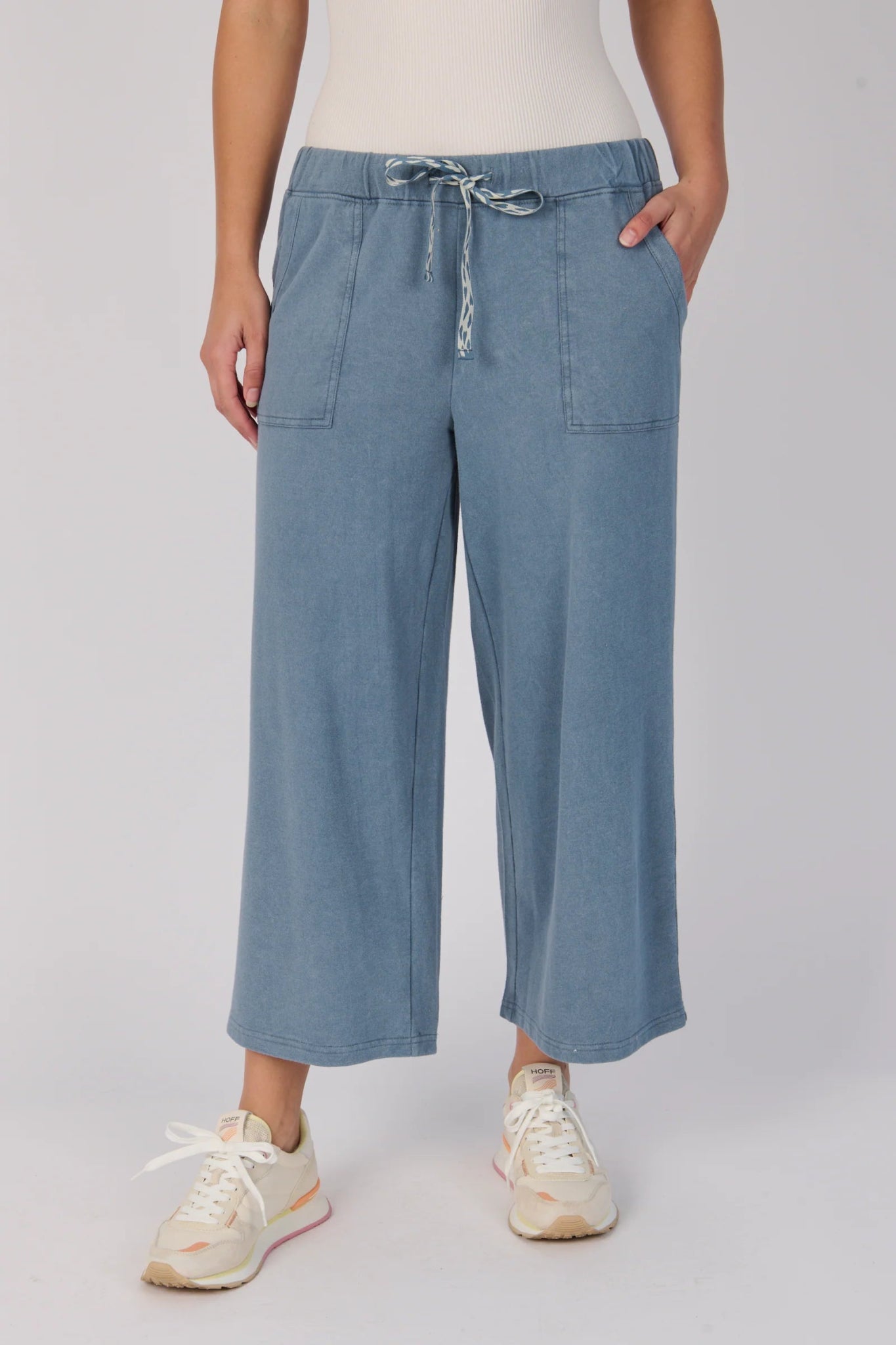 Wide Leg Cullotte (Blue) - Something For Me