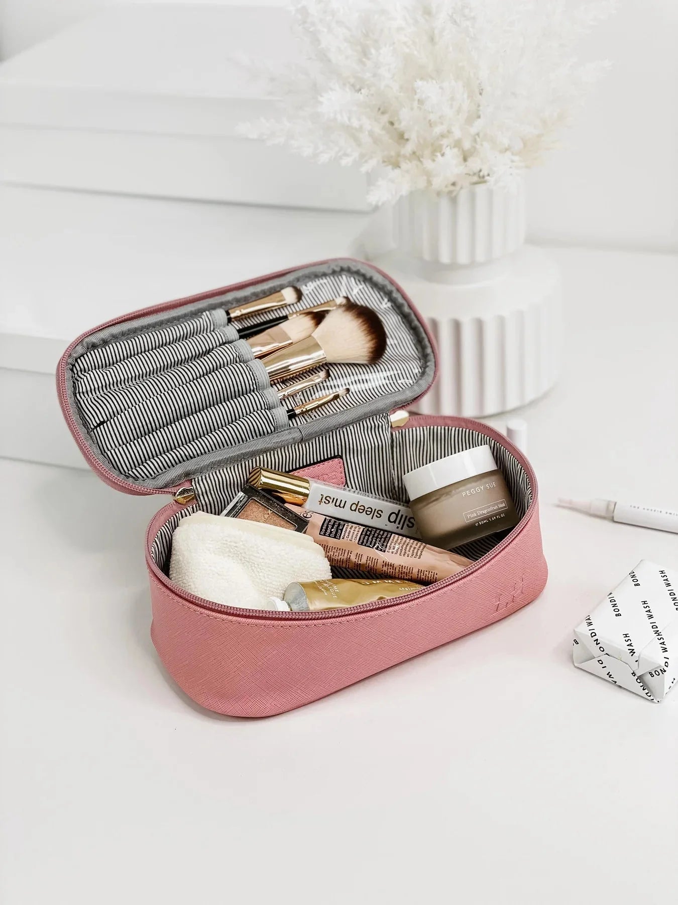 Fifi Cosmetic Case (Bubblegum Pink) - Something For Me