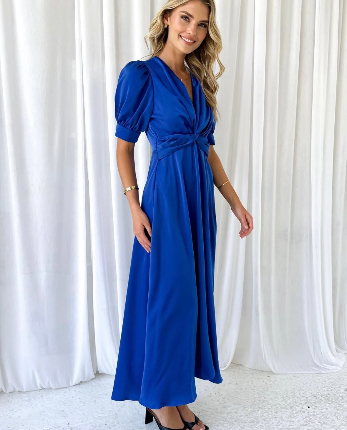 dresses in cobalt blue Juanita Dress (Cobalt Blue)