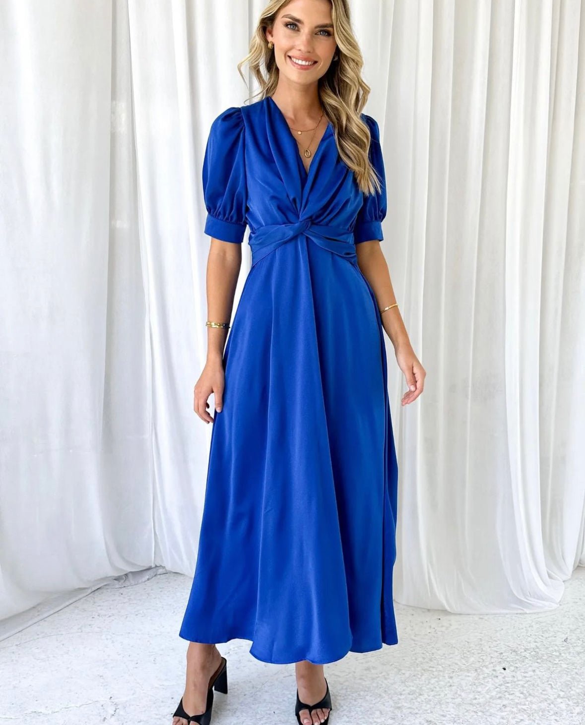Juanita Dress (Cobalt Blue) - Something For Me Juanita Dress (Cobalt Blue) - Something For Me