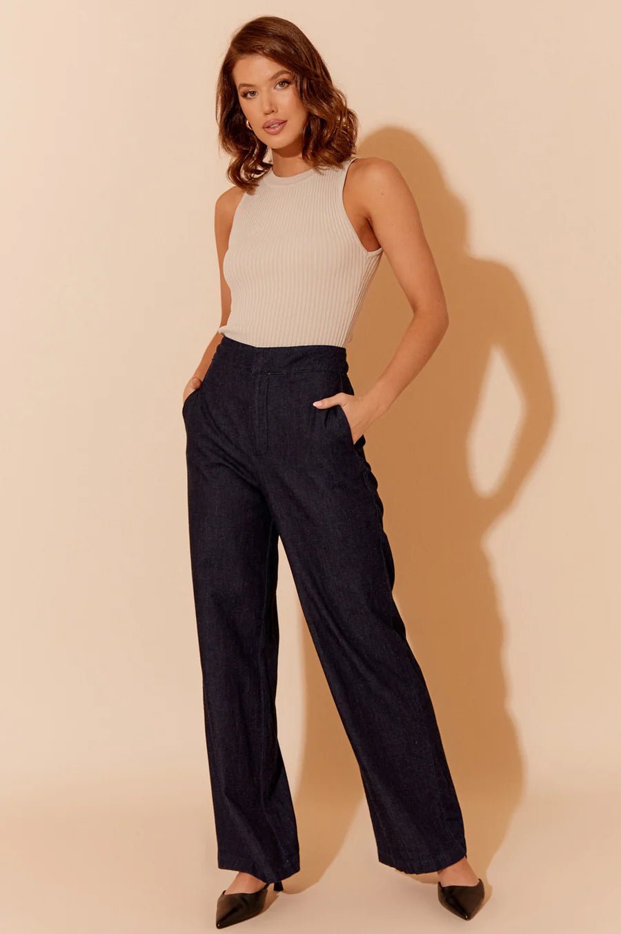 Nisha Denim Pant (Denim) - Something For Me