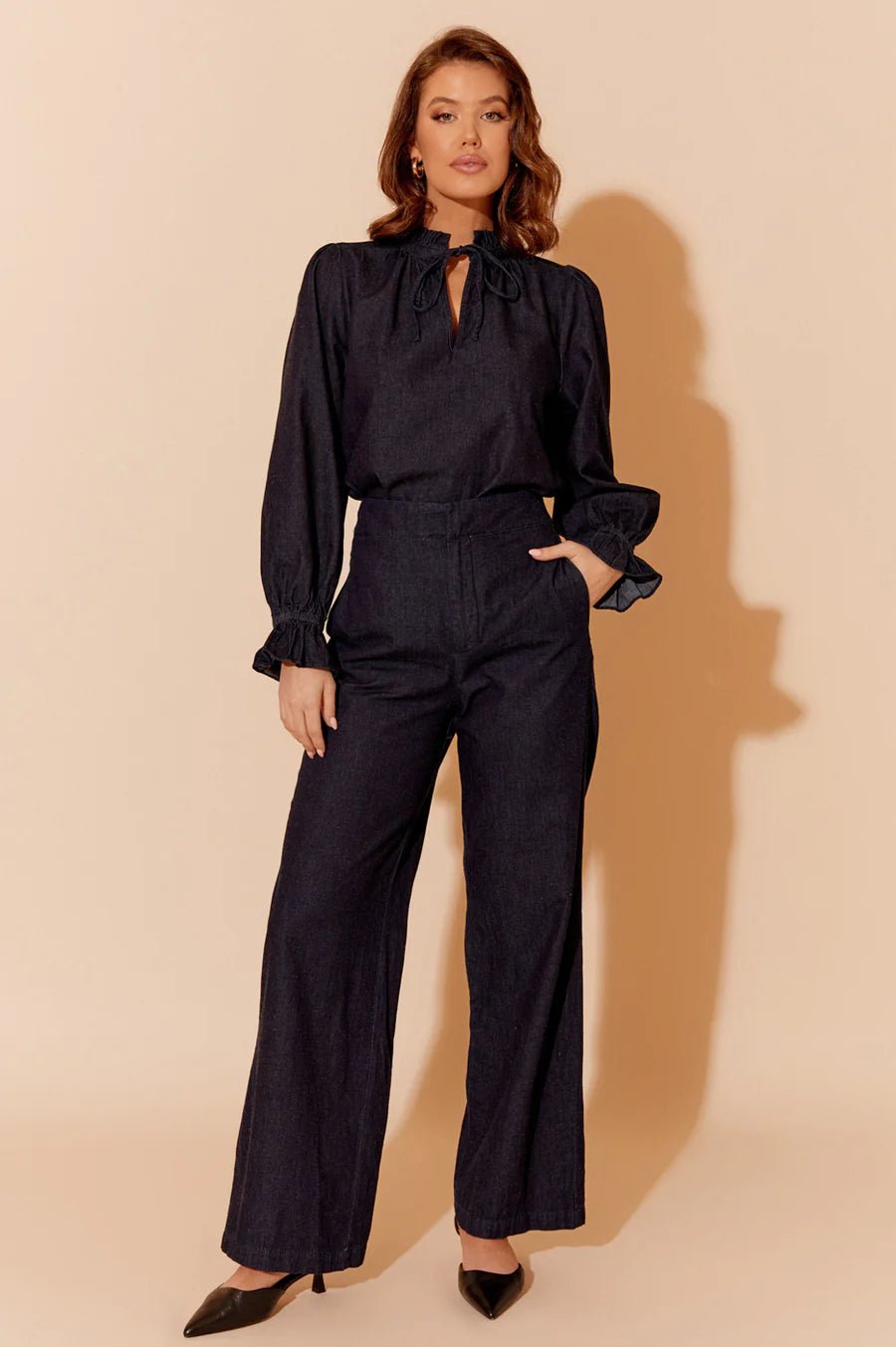 Nisha Denim Pant (Denim) - Something For Me