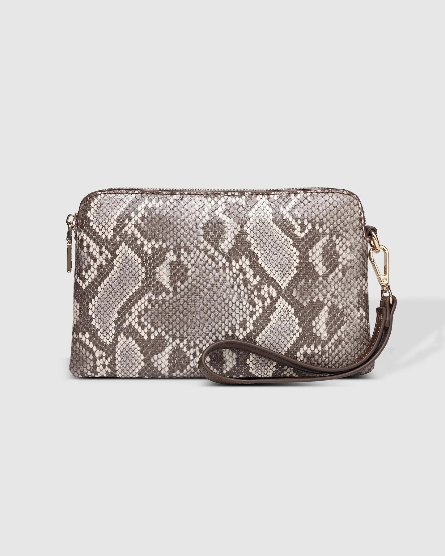 Poppy Clutch (Python Coffee) - Something For Me