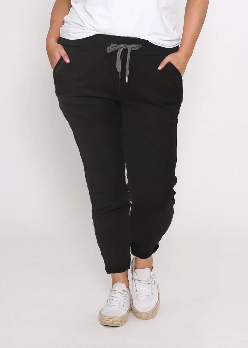 Riley Jogger (Black) - Something For Me