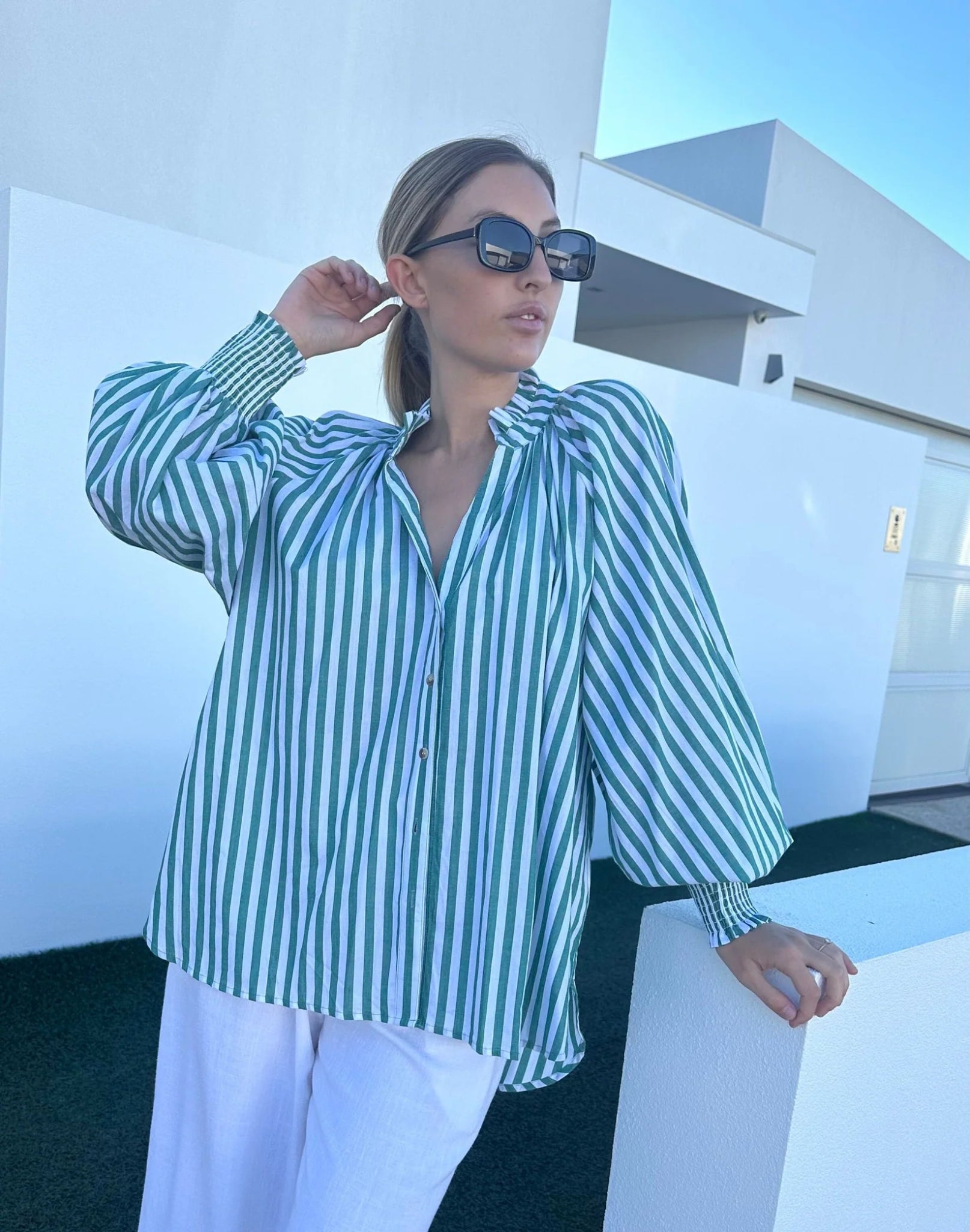 Seven Five Eight Top (Green) - Something For Me