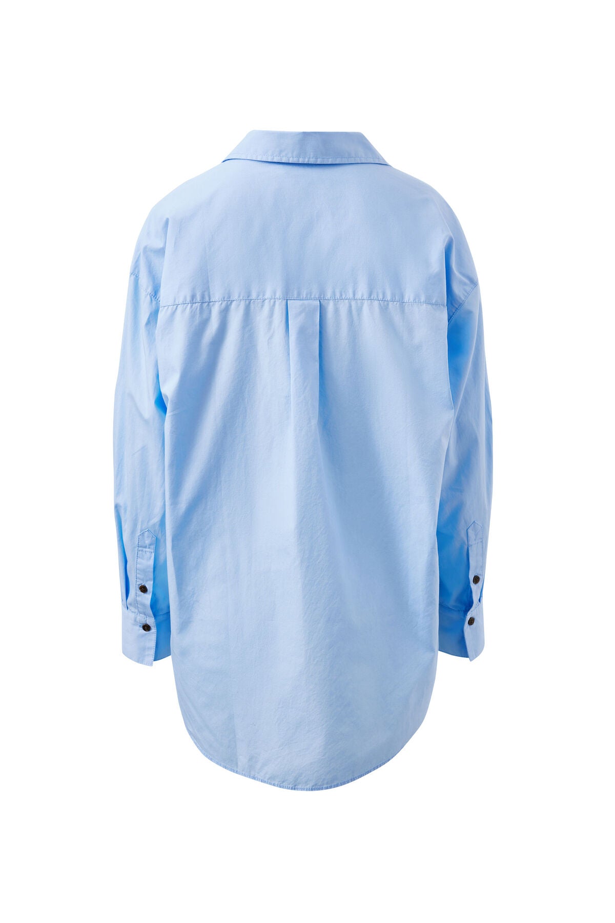 Peta Oversized Shirt (Sky Blue)