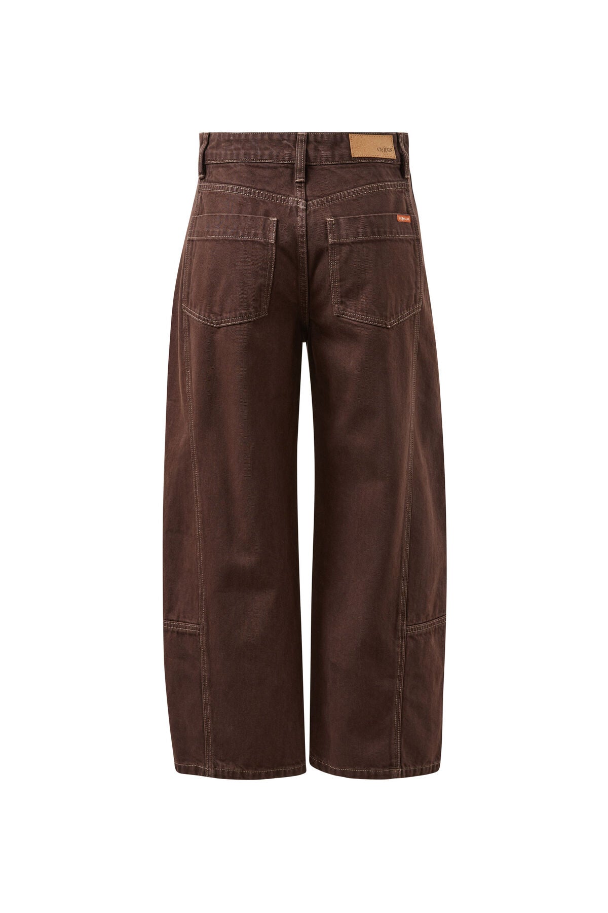 Demi Barrel Jean (Bitter Choc)