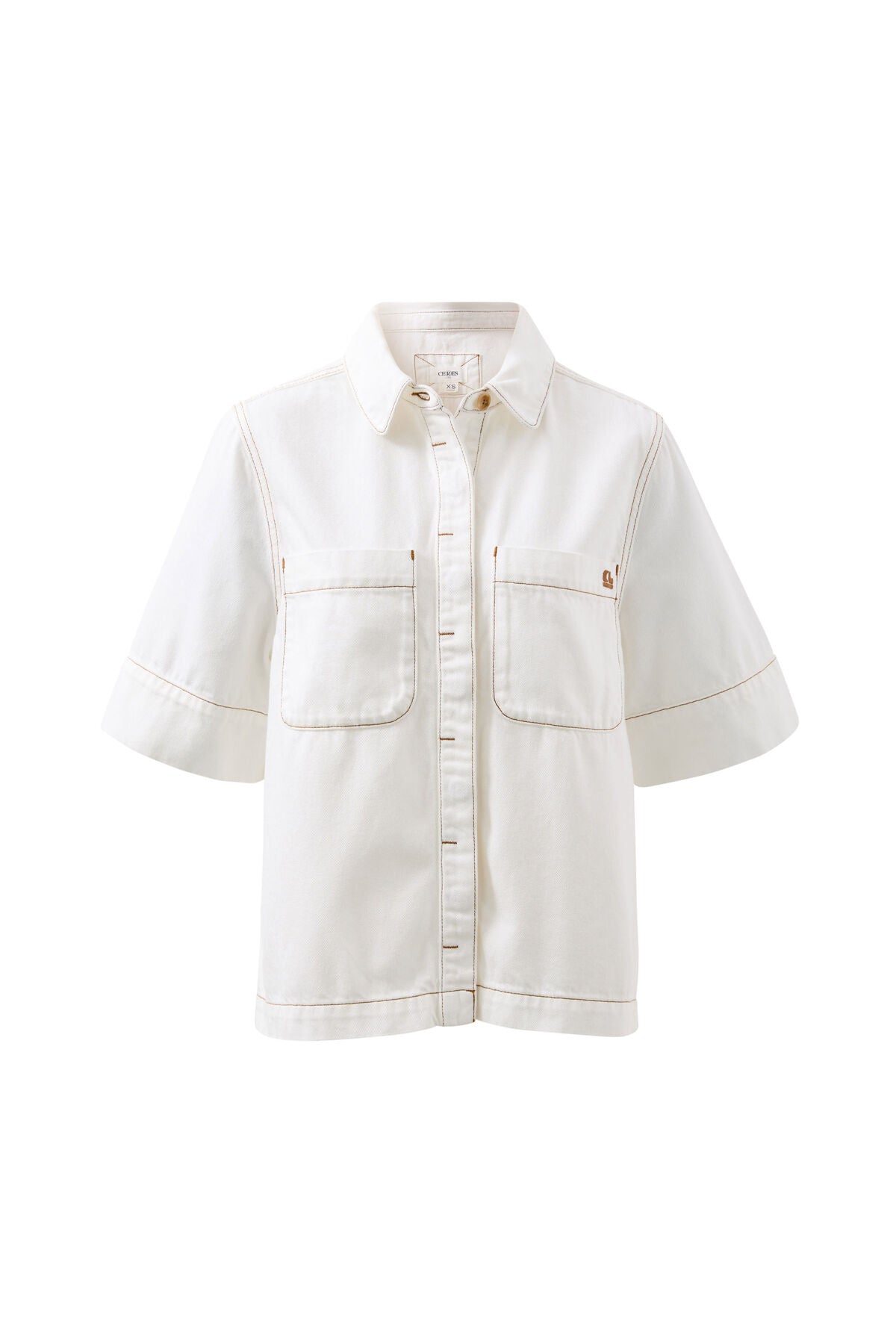 Noa Short Sleeve Shirt (Fresh Ecru)