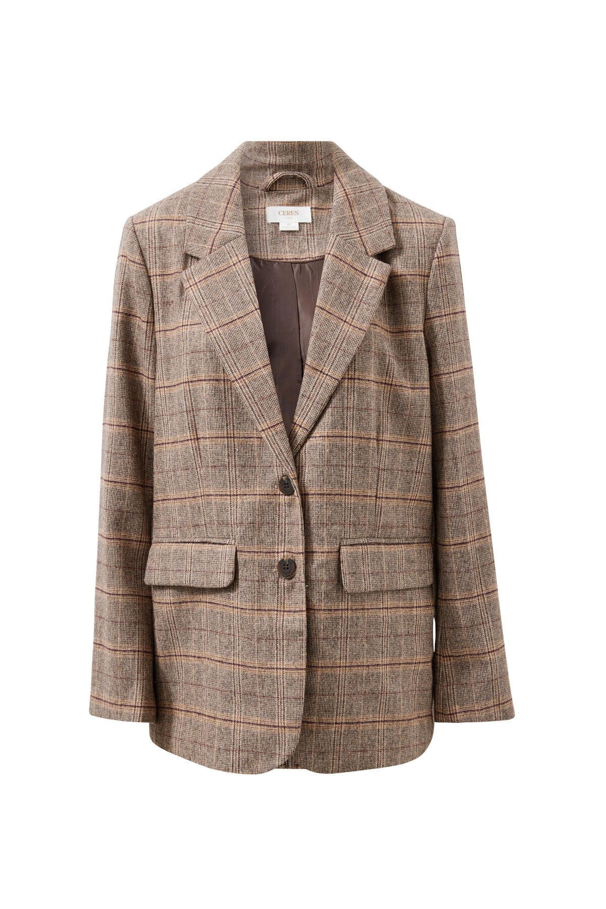 Joni Blazer (Brown Check)