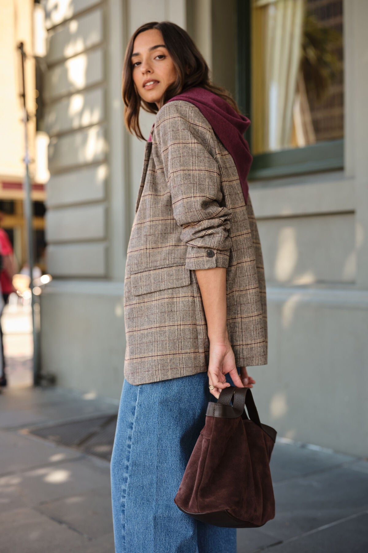 Joni Blazer (Brown Check)
