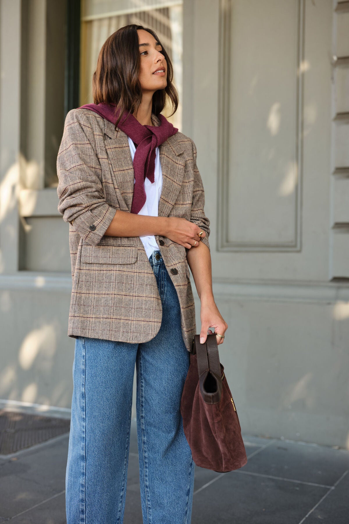 Joni Blazer (Brown Check)