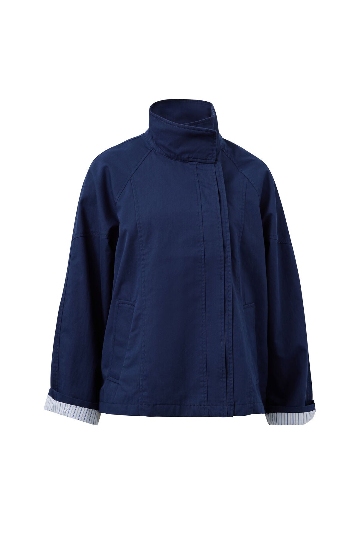 Dakota Funnel Neck Jacket (Heritage Navy)