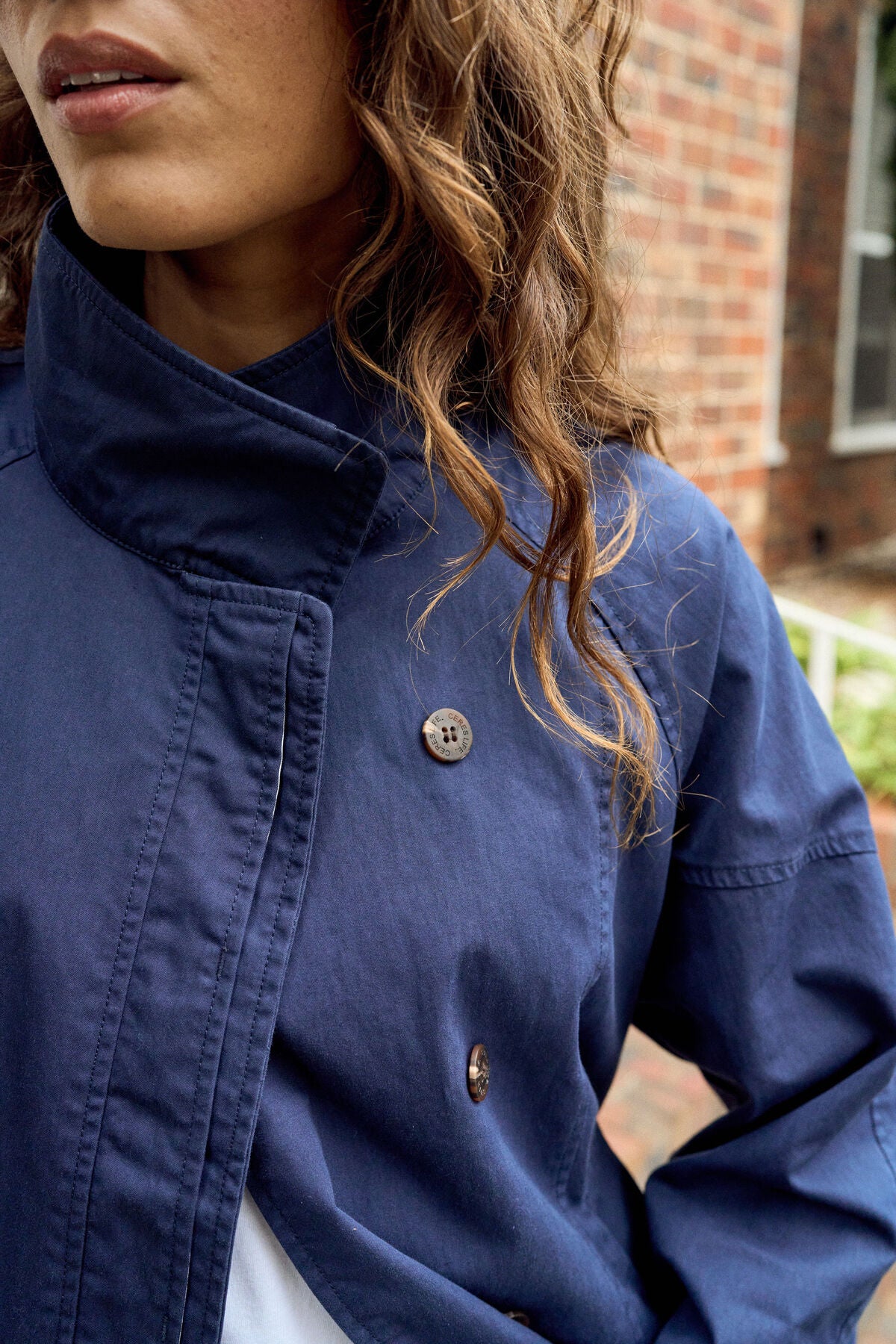 Dakota Funnel Neck Jacket (Heritage Navy)
