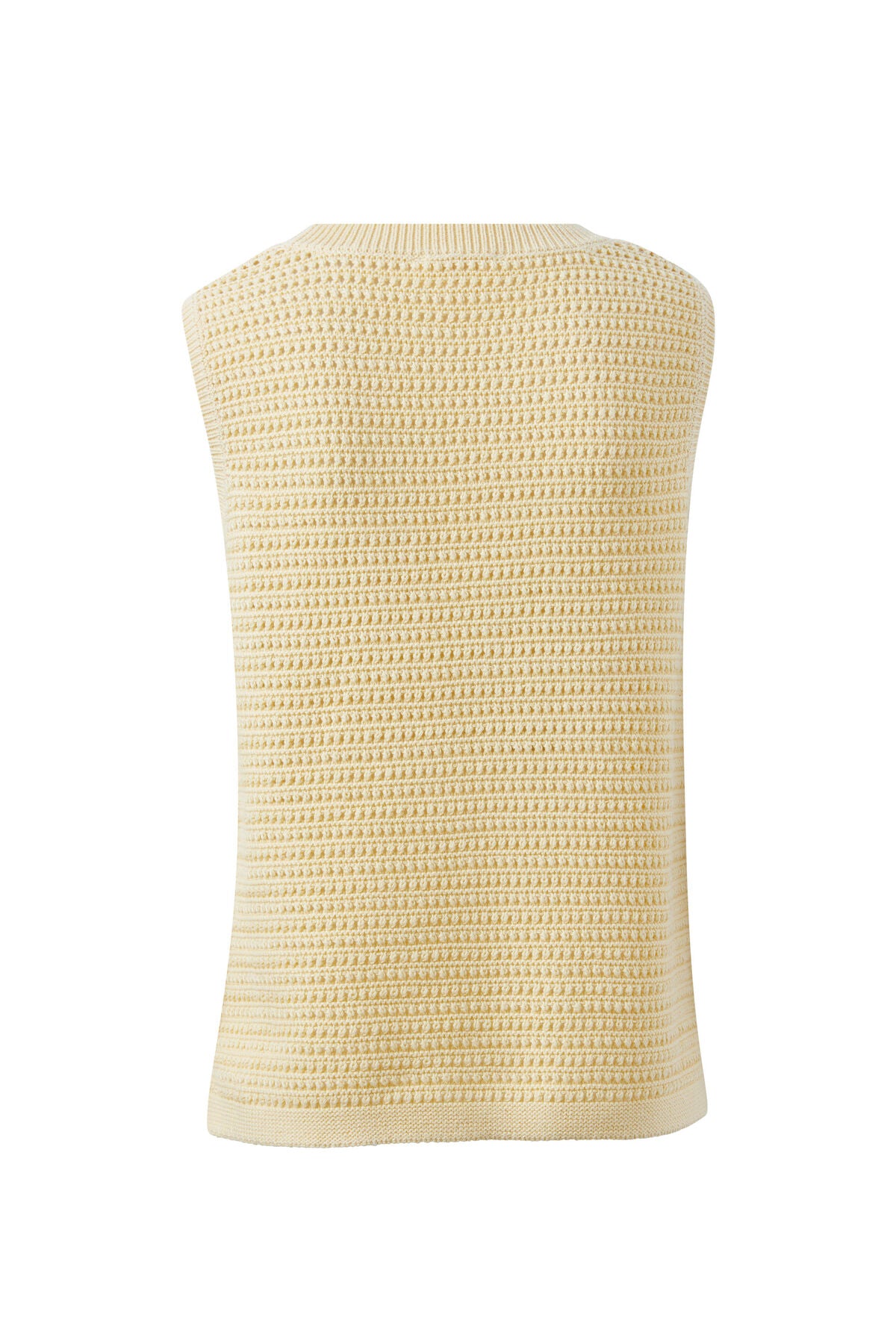 Maddy Mesh Knit Tank (New Butter)