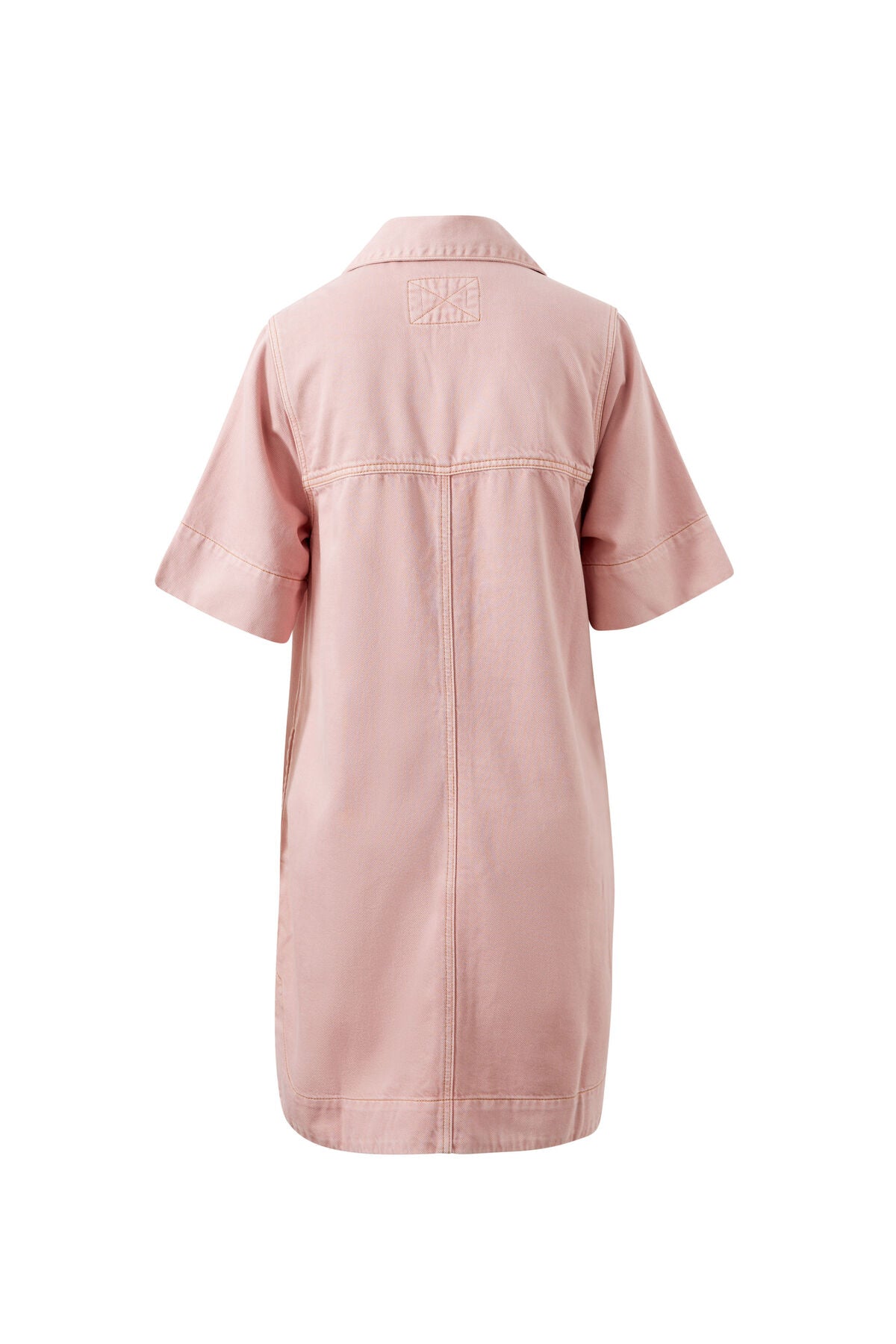Bonnie Relaxed Shirt Dress (Blossom Pink)
