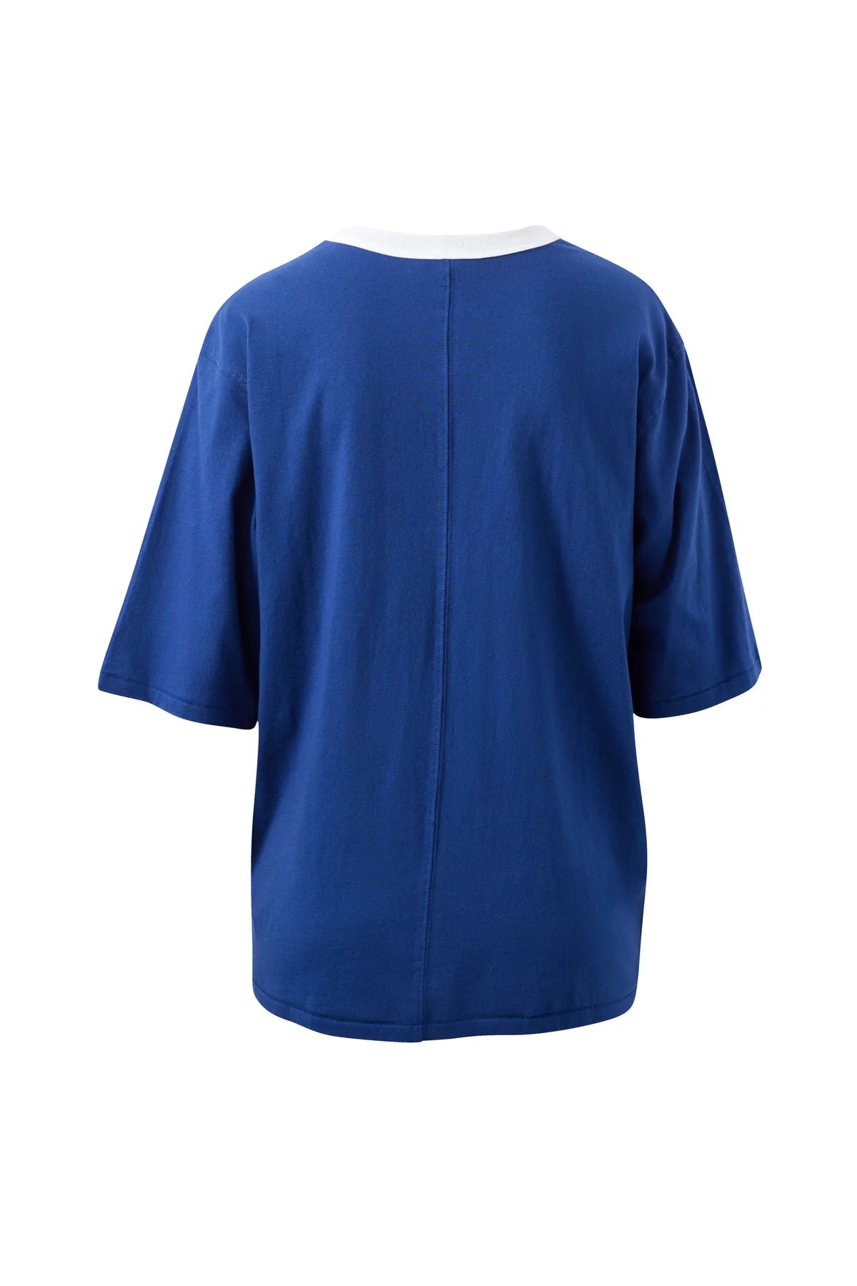 Luna Oversized Tee (Prussian Blue/Ceres Script Embroidery)