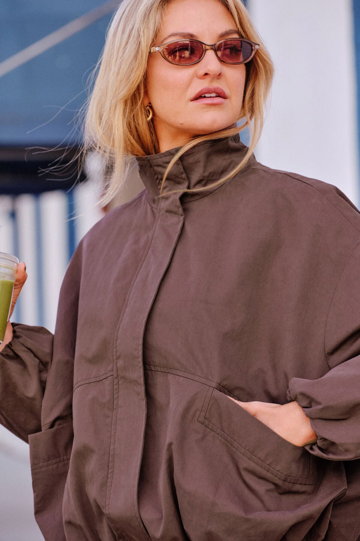 Gwen Bubble Jacket (Brunette)