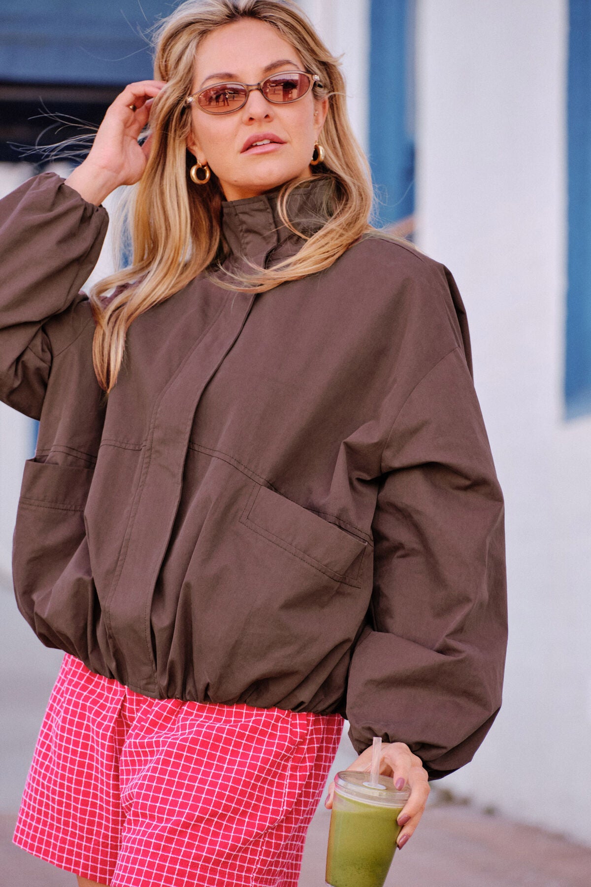 Gwen Bubble Jacket (Brunette)